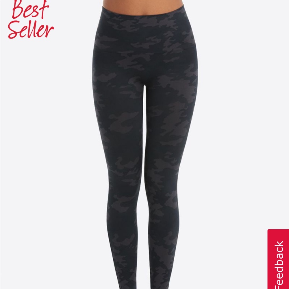 Black camo spanx leggings